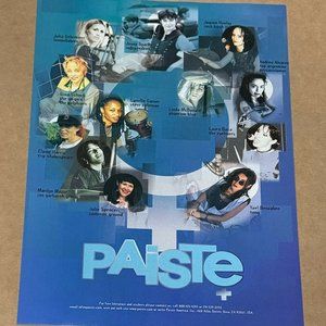 Gainer / Baca / Benzaken / Mazur / Schock - Paiste Cymbals - 1999 Print Ad